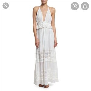LoveShackFancy halter maxi dress